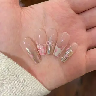 ネイル By moonネイル 🌷ワンホン/韓国風のネイルデザイン