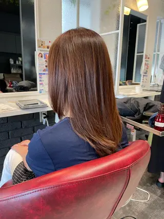 セミロング カラー TELAHAIR 副代表　菊池謙のヘアスタイル