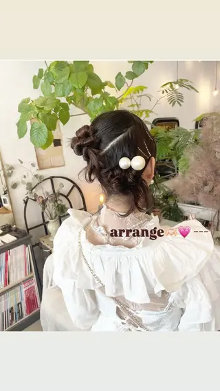 セミロング 🩰ニシムラヒカリ 半個室salon♡*のヘアスタイル