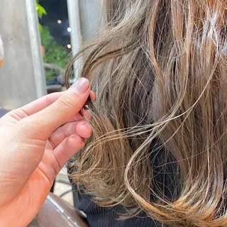 セミロング カラー ヘアアレンジ 【ダメージレス施術】 【透明感】北村 拓也のヘアスタイル