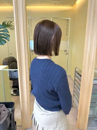 ショート カラー 伶風/ボブ/ ハッシュカットのヘアスタイル