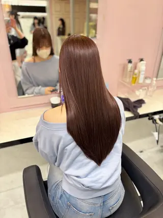 ロング カラー 💙ハイトーン韓国風 色白ヘア💙manaのヘアスタイル