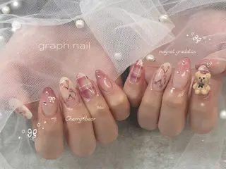 ネイル graph nail【グラフ ネイル】所属・graphnail‪ ‪‪❤︎‬manaのネイルデザイン