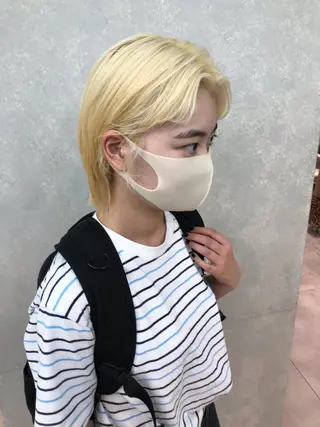 ショート カラー 🇰🇷カルマパーマ kaito🇰🇷のヘアスタイル