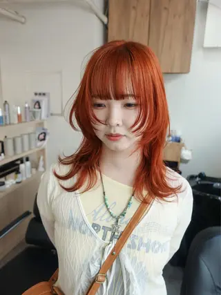 セミロング 【抜け感ヘア🌿】 natuna.のヘアスタイル