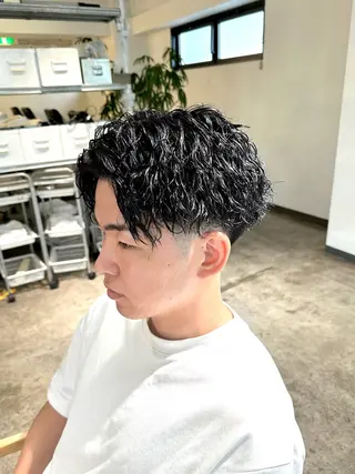 パーマ メンズ 骨格補正施術/メンズ 専門美容師/YUYAのヘアスタイル