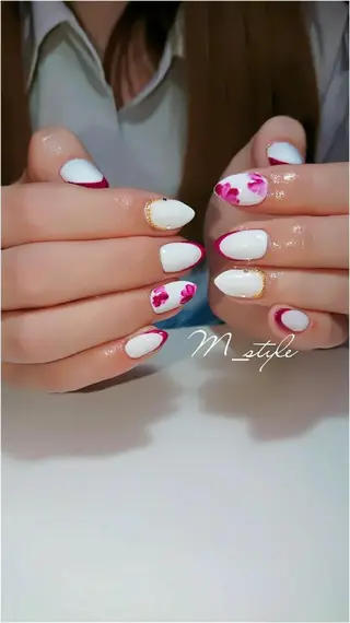 ネイル 下妻市ﾈｲﾙｻﾛﾝ M_styleのネイルデザイン