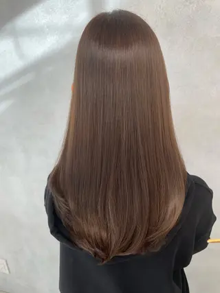 セミロング カラー ✨髪質改善✨美髪 矯正🫧小泉のヘアスタイル