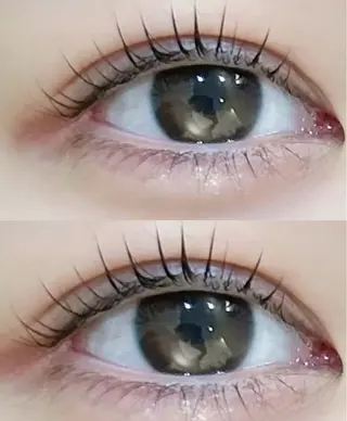 マツエク・マツパ eve🐰束間まつ毛 /透明感カラーのヘアスタイル