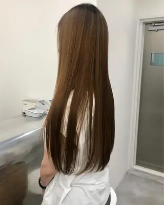 ロング カラー KEPKA ヤマグチ 天神 今泉のヘアスタイル