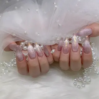 ネイル ETERNA Nail 銀座店【パラジェル/フィルイン/チップ長さだし/マグネット/ニュアンス】所属・ア カリのネイルデザイン