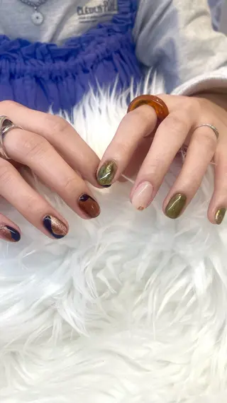 ネイル 新井 ひなののネイルデザイン