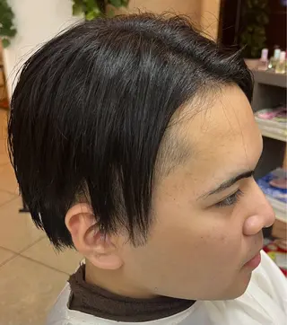 ミディアム パーマ メンズ SIKIBU  FUKUYAMA所属・熊谷 拓海のヘアスタイル