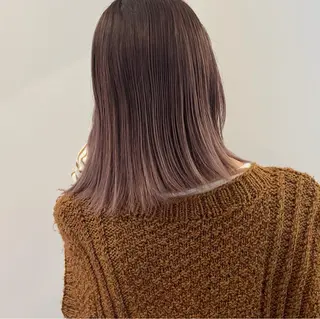 ミディアム カラー yupi🐈‍⬛ レイヤー/パーマのヘアスタイル