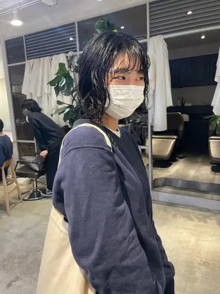 ショート パーマ 斉藤 瑞恵のヘアスタイル