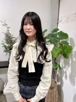 ロング カラー 林下  大輔のヘアスタイル