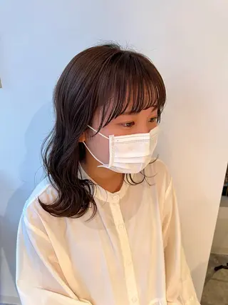 ミディアム mai 🌷のヘアスタイル
