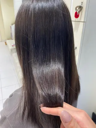 セミロング カラー 岡田詩織 MODE Ks松原店のヘアスタイル