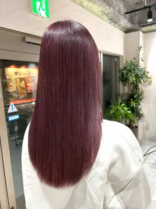 ロング カラー 🌷横浜/レイヤー /艶カラー🌷のヘアスタイル