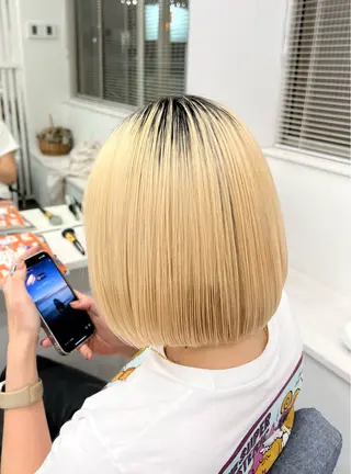 ショート LATTE　伊勢崎所属・北爪 紫音のヘアスタイル