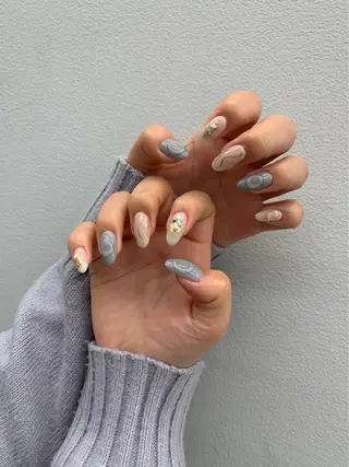 ネイル 韓国ネイル🤍 イワサキ　リコ🍒のヘアスタイル