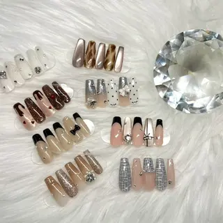 ネイル 中元 月のネイルデザイン