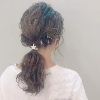 ヘアアレンジ 原 麻耶のヘアスタイル