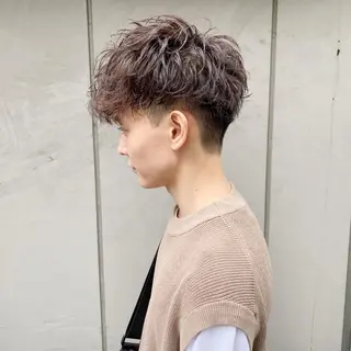 カラー パーマ メンズ 【渋谷メンズ特化】 🔥BLUCK🔥のヘアスタイル