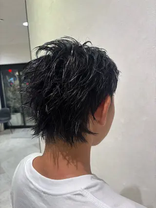 ショート メンズ 永田虹輝 /パーマ/スパイキーのヘアスタイル