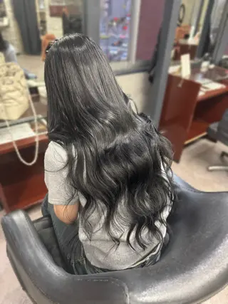 ロング カラー ハイトーンエクステ 🎩カズキ🎩のヘアスタイル