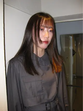 セミロング 今井 香奈恵のヘアスタイル