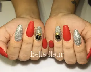 ロング ネイル Belle fleurのネイルデザイン