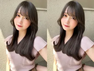 ミディアム カラー 【美髪矯正】 吉村　清志のヘアスタイル