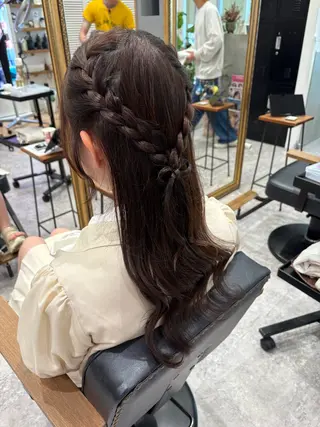 ヘアアレンジ ピンクカラーアレンジ 🩷AYANA🩷のヘアスタイル