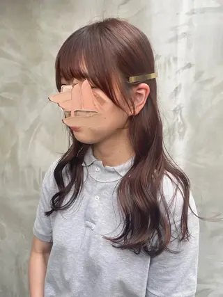 ロング luve heart's And Be minamisemba所属・高嶋 奏音のヘアスタイル