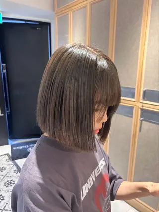 ミディアム ブリーチ/縮毛矯正 🏖️MIREのヘアスタイル