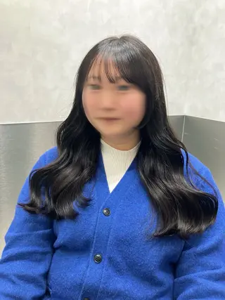 ロング カラー GO TODAY SHAIRE SALON原宿vita店舗所属・💖ブリーチなし透明 感💖ASAHIのヘアスタイル