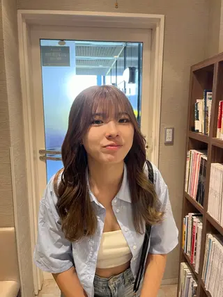 ロング カラー dogstar小林諒 レイヤー/パーマのヘアスタイル