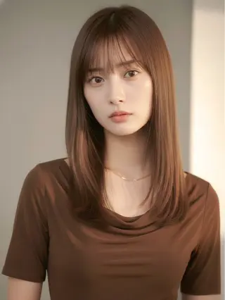 ロング 🫧毛先カット 🫧山中沙希のヘアスタイル