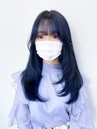 ロング カラー ヘアアレンジ 髪質改善/ TECHIのヘアスタイル