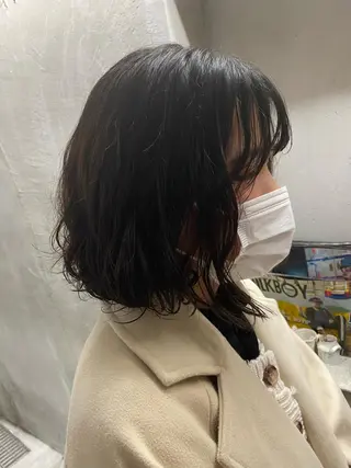 ミディアム パーマ お任せヘア☘️☘️ 及川渚のヘアスタイル