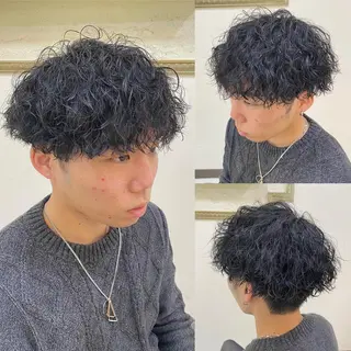 パーマ メンズ 年間2000名担当◎ パーマ職人/仲原佑樹のヘアスタイル