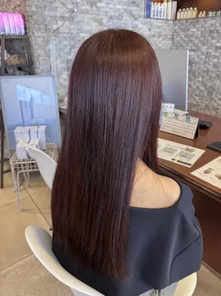 ロング 杉田 実来のヘアスタイル