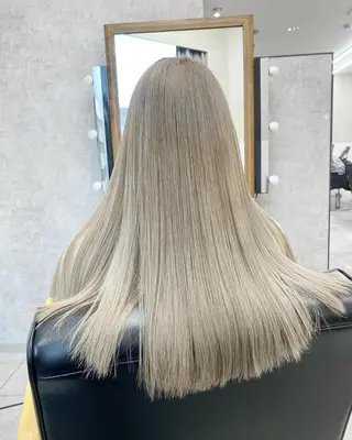 カラー ロング lafit  ラフィット 下大利のヘアスタイル