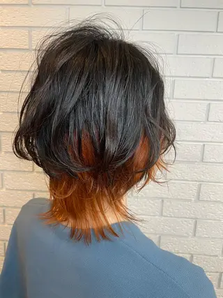 ミディアム カラー ニュアンスデザイン✄ YOU♡のヘアスタイル