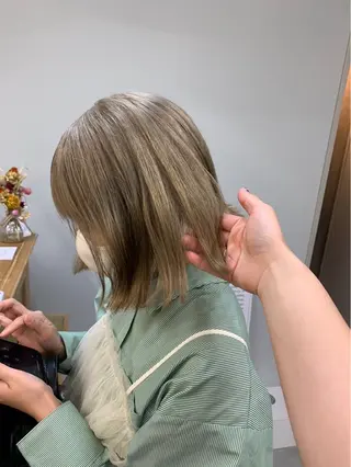 ミディアム カラー …a所属・…a みおのヘアスタイル