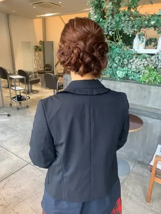 ロング ヘアアレンジ 田中 亜沙美のヘアスタイル