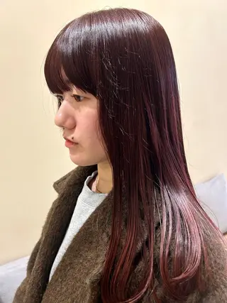 ロング カラー 小川結子 NEROのヘアスタイル
