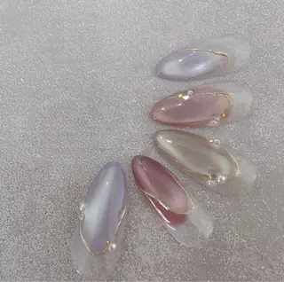 ネイル 穎 アオリのネイルデザイン