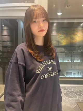 ロング カラー 🌈高田大夢似合わせ 透明感カラー🌈のヘアスタイル